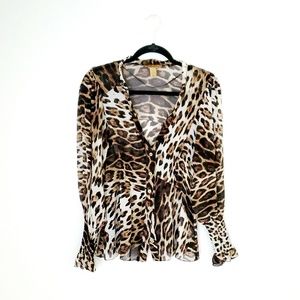 Roberta Cavalli at H&M Leopard Blouse